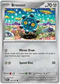 Pokemon Scarlet & Violet Obsidian Flames Bronzor Card