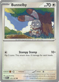 Pokemon Scarlet & Violet Obsidian Flames Bunnelby Card