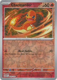 Pokemon Scarlet & Violet Obsidian Flames Charmander Card reverse
