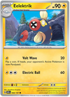 [Collector Troves] Pokemon Scarlet & Violet Obsidian Flames Eelektrik Card