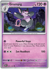 Pokemon Scarlet & Violet Obsidian Flames Grumpig Card