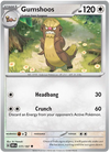 Pokemon Scarlet & Violet Obsidian Flames Gumshoos Card