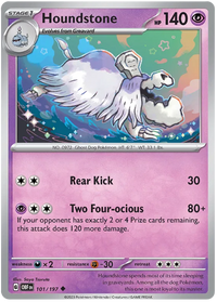 Pokemon Scarlet & Violet Obsidian Flames Houndstone Card