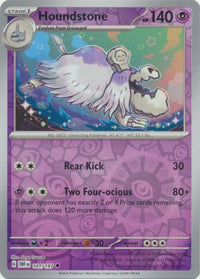 Pokemon Scarlet & Violet Obsidian Flames Houndstone Card reverse