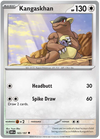 Pokemon Scarlet & Violet Obsidian Flames Kangaskhan Card