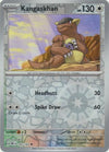 Pokemon Scarlet & Violet Obsidian Flames Kangaskhan Card reverse