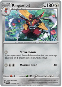 Pokemon Scarlet & Violet Obsidian Flames Kingambit Card