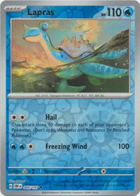 Pokemon Scarlet & Violet Obsidian Flames Lapras Card reverse