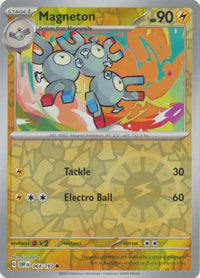  Pokemon Scarlet & Violet Obsidian Flames Magneton Card reverse