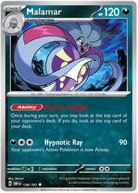 Pokemon Scarlet & Violet Obsidian Flames Malamar Card