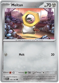 Pokemon Scarlet & Violet Obsidian Flames Meltan Card