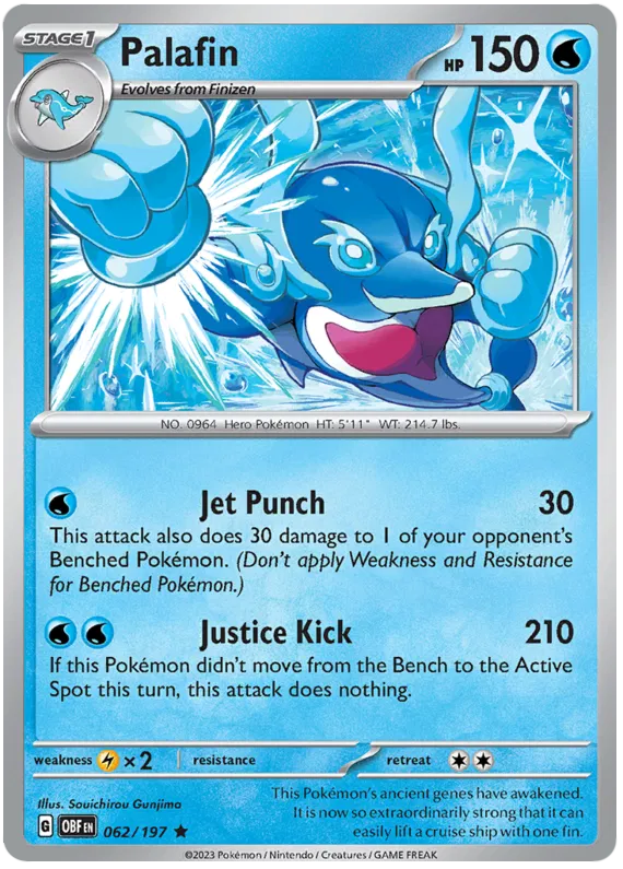 [Collector Troves] Pokemon Scarlet & Violet Obsidian Flames Palafin Card