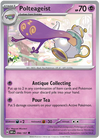 Pokemon Scarlet & Violet Obsidian Flames Polteageist Card