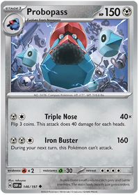 Pokemon Scarlet & Violet Obsidian Flames Probopass Card