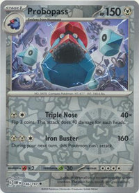 Pokemon Scarlet & Violet Obsidian Flames Probopass Card reverse