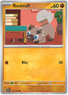 Pokemon Scarlet & Violet Obsidian Flames Rockruff Card