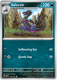 Pokemon Scarlet & Violet Obsidian Flames Salazzle Card