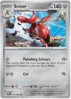 Pokemon Scarlet & Violet Obsidian Flames Scizor Card