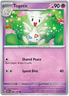 Pokemon Scarlet & Violet Obsidian Flames Togetic Card