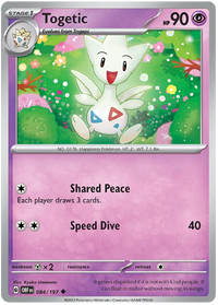 Pokemon Scarlet & Violet Obsidian Flames Togetic Card