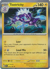 Pokemon Scarlet & Violet Obsidian Flames Toxtricity Card holo