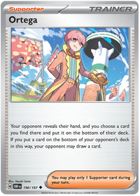 Pokemon Scarlet & Violet Obsidian Flames Trainer Ortega Card