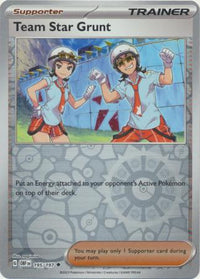 Pokemon Scarlet & Violet Obsidian Flames Trainer Team Star Grunt Card reverse