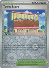 Pokemon Scarlet & Violet Obsidian Flames Trainer Town Store Card reverse