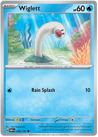 Pokemon Scarlet & Violet Obsidian Flames Wiglett Card