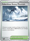 Pokemon Scarlet & Violet Paldea Evolved Calamitous Snowy Mountain Card