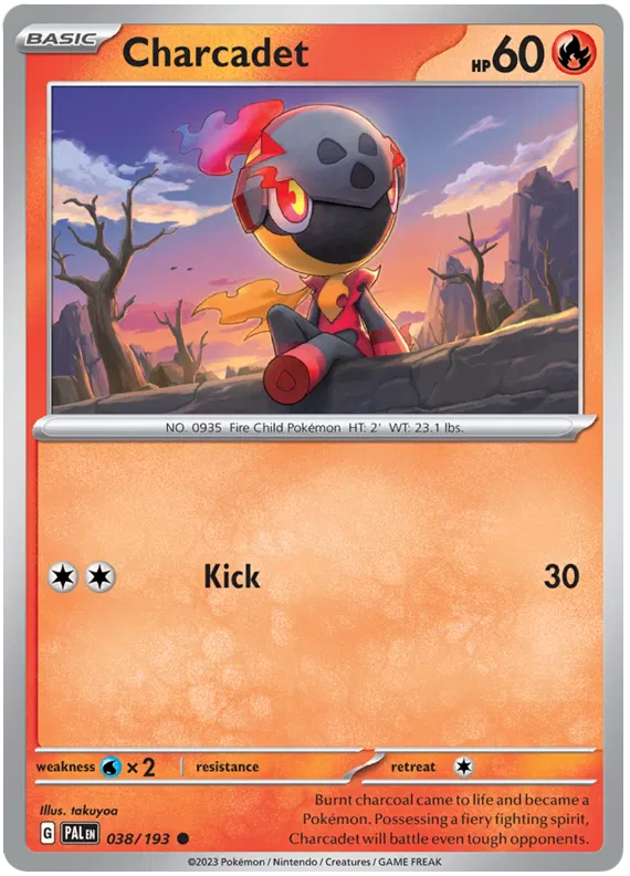 Pokemon Scarlet & Violet Paldea Evolved Charcadet Card