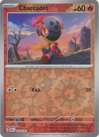 Pokemon Scarlet & Violet Paldea Evolved Charcadet Card reverse
