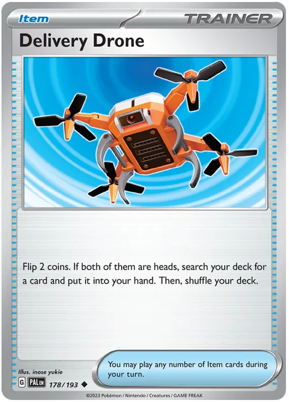 Pokemon Scarlet & Violet Paldea Evolved Delivery Drone Card