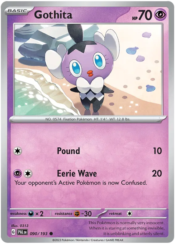 Pokemon Scarlet & Violet Paldea Evolved Gothita Card