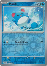 Pokemon Scarlet & Violet Paldea Evolved Marill Card reverse
