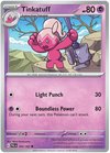 Pokemon Scarlet & Violet Paldea Evolved Tinkatuff Card