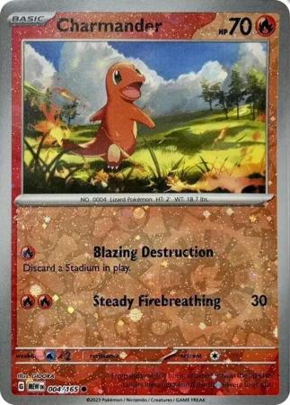 Pokemon Scarlet & Violet Pokemon 151 Charmander Card costco 