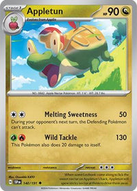 Pokemon Scarlet & Violet Surging Sparks Appletun Card