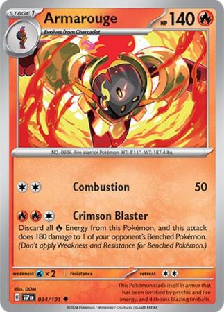 Pokemon Scarlet & Violet Surging Sparks Armarouge Card