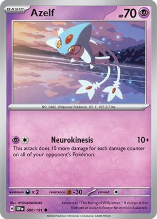 Pokemon Scarlet & Violet Surging Sparks Azelf Card