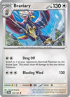 Pokemon Scarlet & Violet Surging Sparks Braviary Card