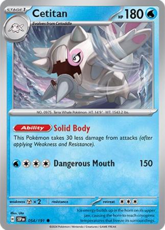 Pokemon Scarlet & Violet Surging Sparks Cetitan Card