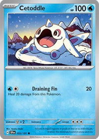 Pokemon Scarlet & Violet Surging Sparks Cetoddle Card