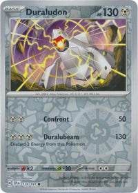 Pokemon Scarlet & Violet Surging Sparks Duraludon Card reverse