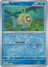 Pokemon Scarlet & Violet Surging Sparks Feebas Card reverse