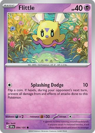 Pokemon Scarlet & Violet Surging Sparks Flittle Card