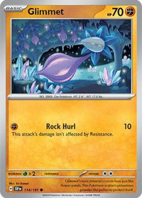 Pokemon Scarlet & Violet Surging Sparks Glimmet Card