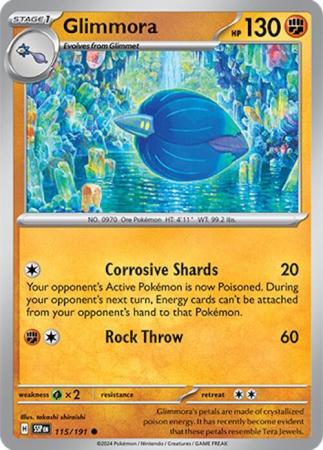 Pokemon Scarlet & Violet Surging Sparks Glimmora Card