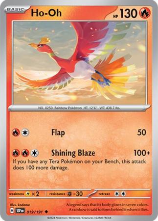 Pokemon Scarlet & Violet Surging Sparks Ho-Oh Card