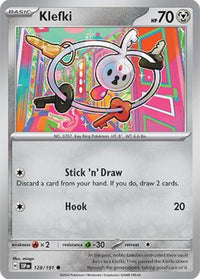 Pokemon Scarlet & Violet Surging Sparks Klefki Card